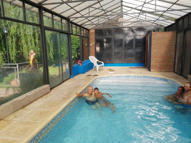 Piscina climatizada de El Rincón de Iri Nan